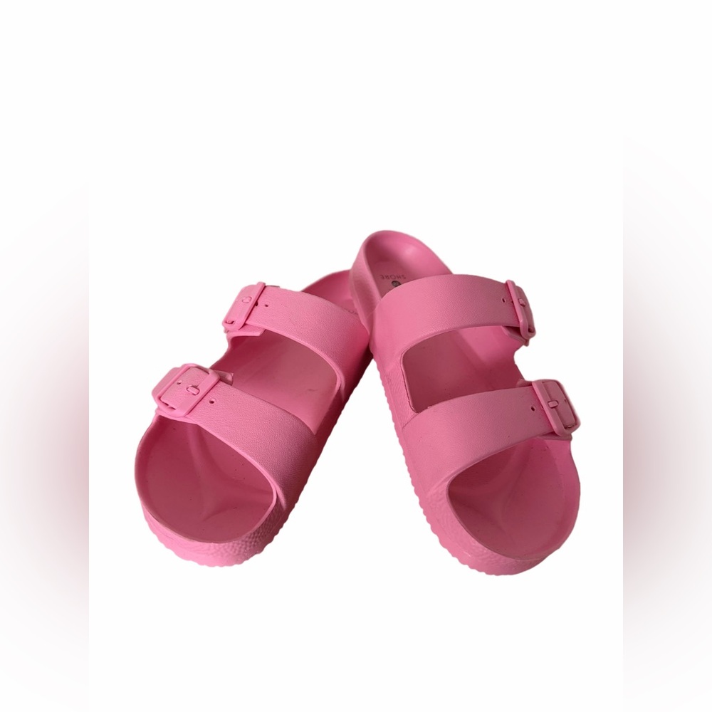 Pink Double Strap Sandals